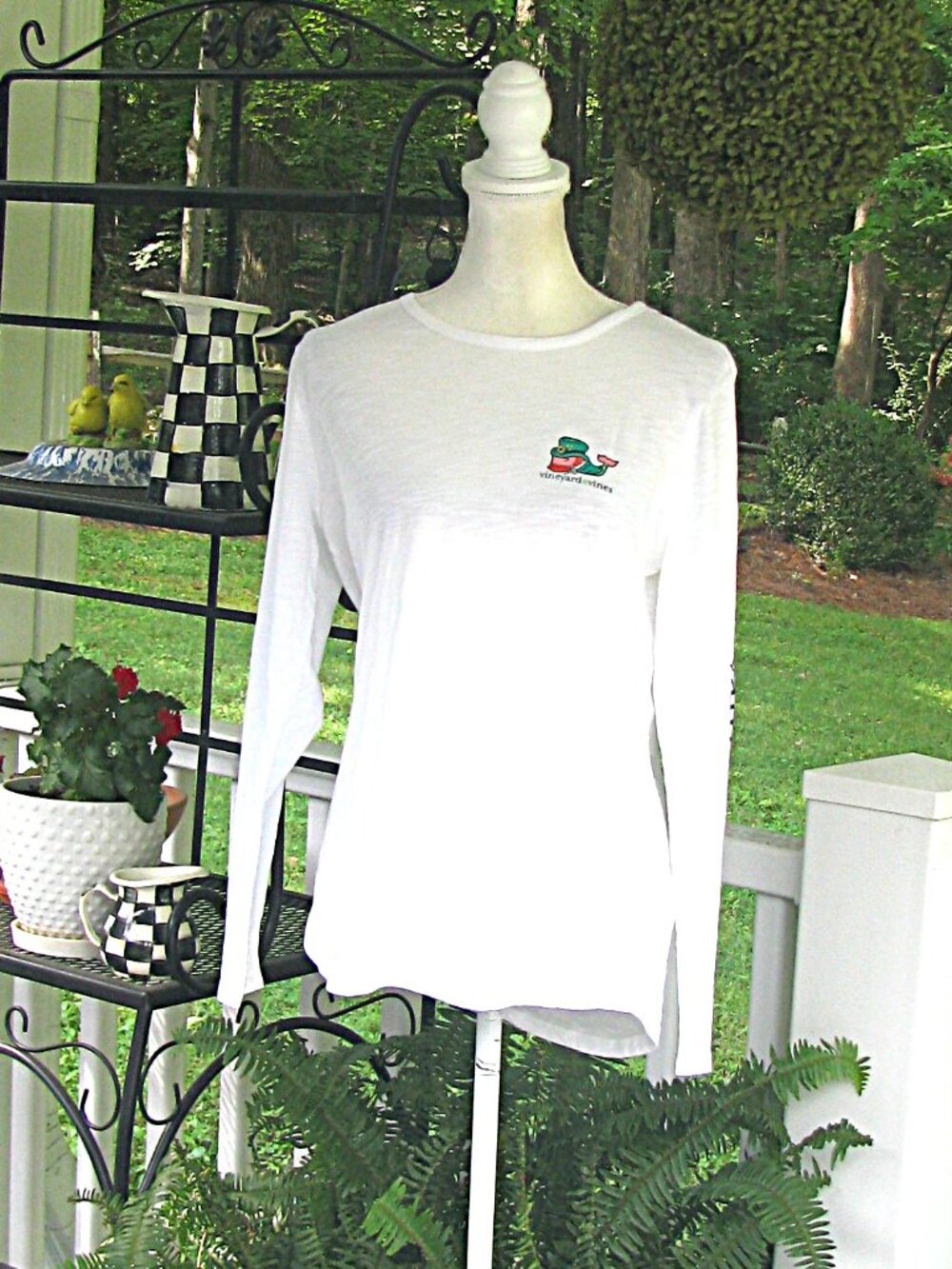 NWT Vineyard Vines Womens long sleeve St. Patricks Day tshirt top Small